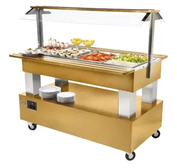 Буфетные станции и салат-бары Салат-бар ROLLER GRILL SB 40 M светлый дуб