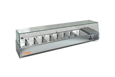 Столы для пиццы и салатов Витрина настольная HICOLD VRTG 1390 1/3, холодильная, для ингредиентов, к PZ3