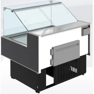 Витрина универсальная Cryspi Sonata Quadro SN 1200 LED (RAL 7016)