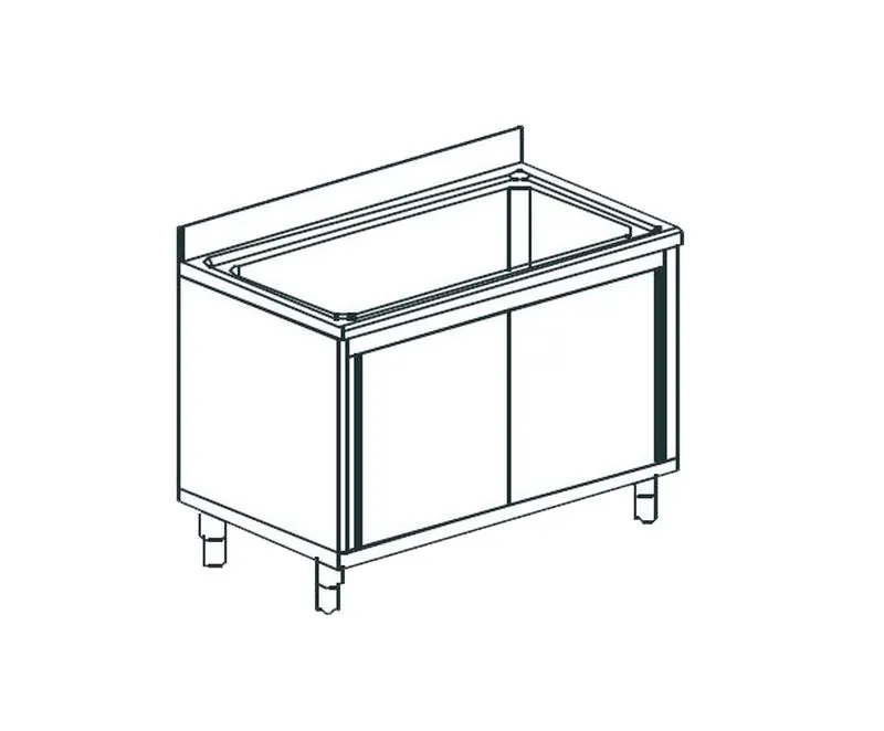 Ванна котломоечная APACH CHEF LINE LP107-85SD