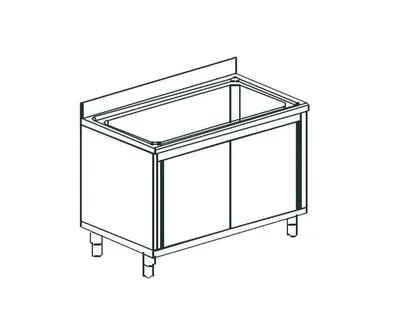 Ванны моечные ВАННА КОТЛОМОЕЧНАЯ APACH CHEF LINE LP137-105SD