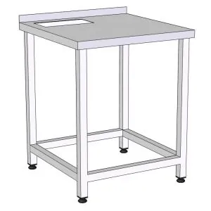 Стол производственный для раскатки теста RoboLabs SRs1D-070/7L-H9