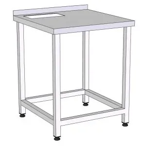 Столы производственные Стол производственный для раскатки теста RoboLabs SRs1D-070/7L-H9