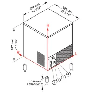 Льдогенератор Brema CB 416A HC B-Qube