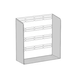 Полки настенные Подставка для лотков RoboLabs KF055-01-565