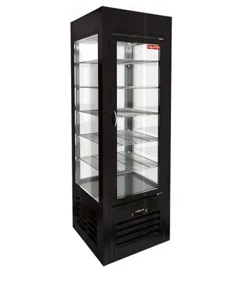 Витрины кондитерские Витрина кондитерская Hicold VRC 350 Sh Black, вертикальная