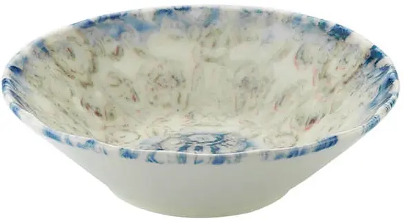 Kutahya Blue Blanc BNAC10CT891310 Блюдце-розетка с рельефным бортом (D2, 106мл, d10см, h3см)