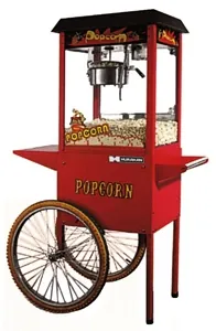 Аппараты для попкорна АППАРАТ ДЛЯ ПОПКОРНА НА ТЕЛЕЖКЕ HURAKAN HKN-PCORN-T
