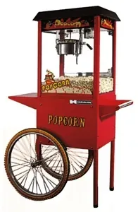 Аппараты для попкорна АППАРАТ ДЛЯ ПОПКОРНА НА ТЕЛЕЖКЕ HURAKAN HKN-PCORN-T