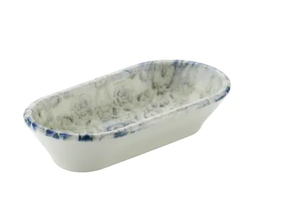 Тарелки, блюда, салатники, миски Kutahya Blue Blanc BNOFD16OKS891310 Салатник овальный (D1, 180мл, L16см, h3,7см)
