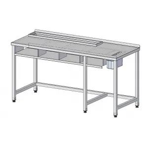 Стол для раскатки теста RoboLabs SRs2D-180/7L-H9-03