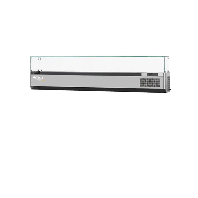 Витрины холодильные универсальные ВИТРИНА ХОЛОДИЛЬНАЯ СО СТЕКЛОМ APACH CHEF LINE LDR23038GR Б/АГРЕГАТА