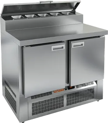 Столы для пиццы и салатов СТОЛ ДЛЯ ПИЦЦЫ HICOLD PZE2-11/GN (1/6H) (R290)