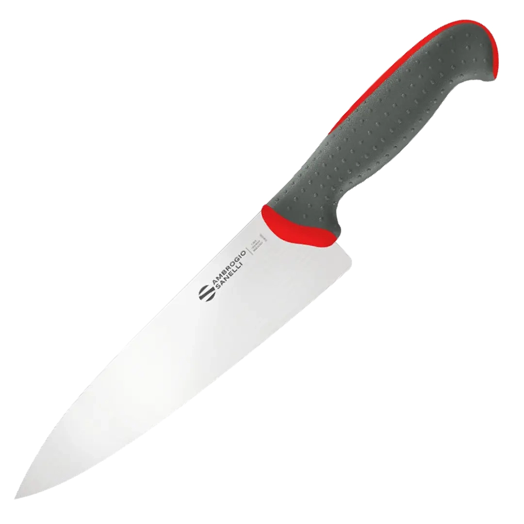 Нож Sanelli Ambrogio серии Tecna, TC49024R, кухонный 240 мм, красный