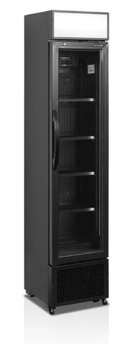 Шкафы морозильные ШКАФ ХОЛОДИЛЬНЫЙ СО СТЕКЛОМ TEFCOLD FSC175H BLACK