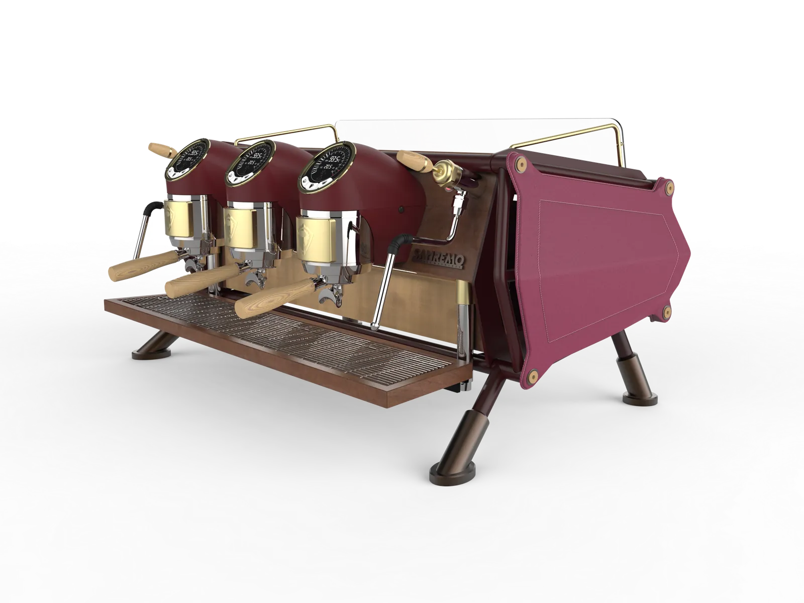 Кофемашина Sanremo Café Racer Custom Renegade 2 гр. розовая