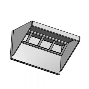 Зонты вытяжные Зонт вытяжной пристенный RoboLabs KF063-01-2200A