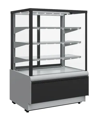 Витрины кондитерские ВИТРИНА КОНДИТЕРСКАЯ KC70 VV 0,9-1 9006-9005 9006-900 (ВХСВ-0,9Д CARBOMA CUBE ЛЮКС ТЕХНО) 1801974p
