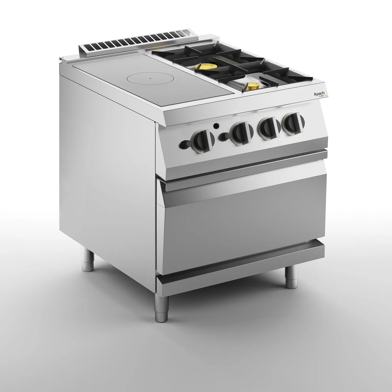 Плита со сплошной поверхностью газовая 700 серии APACH CHEF LINE SLRSTG87R2DXFG