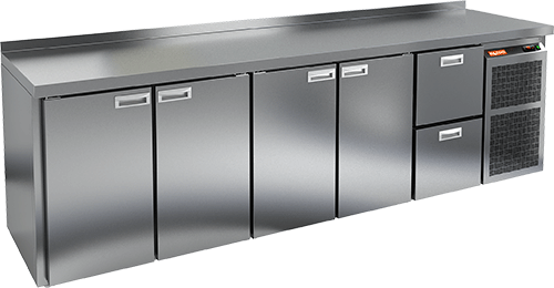 СТОЛ С МОРОЗИЛЬНЫМ ШКАФОМ HICOLD GN 11112 BR2 BT (R290)
