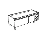Столы холодильные БАЗА ХОЛОДИЛЬНАЯ APACH CHEF LINE SLBR7111