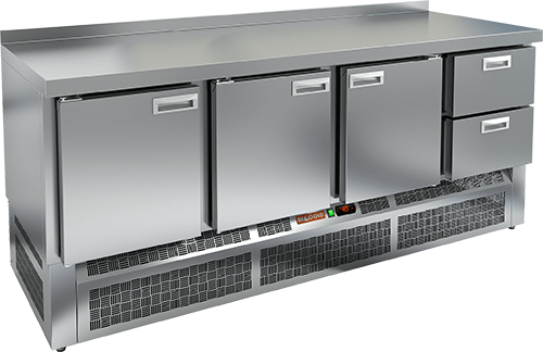 СТОЛ С МОРОЗИЛЬНЫМ ШКАФОМ HICOLD SNE 1112/BT (R290)