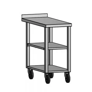 Стол к жаровням L=400 RoboLabs KF049-00-400