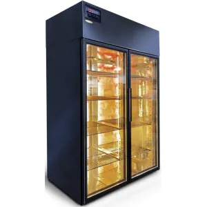 Шкаф для созревания мяса Svarog Шкаф вызревания мяса Сварог 1,4 нерж./RAL9005, пластиковая рама дверей, ручка релинг, ванна выпаривания