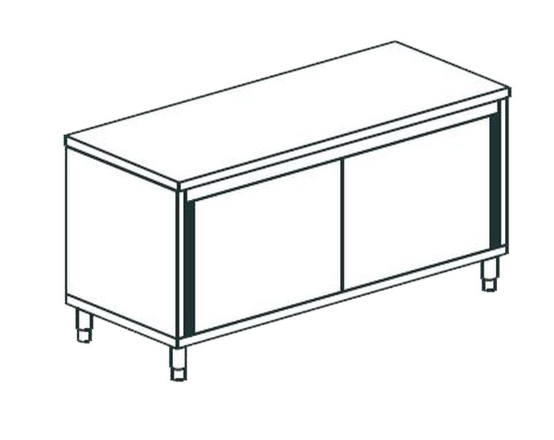 СТОЛ ПРОИЗВОДСТВЕННЫЙ ЗАКРЫТЫЙ APACH CHEF LINE LWC722SH2SD