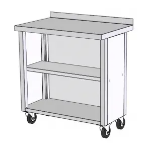 Столы производственные Стол производственный для упаковки курицы RoboLabs KF050-11-800-500