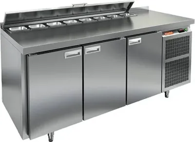 Столы для пиццы и салатов СТОЛ ДЛЯ САЛАТОВ HICOLD SL2-111GN С КРЫШК.