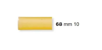 Форма LA MONFERRINA для P6/P12 ZITI/TUBI 10 MM 68 бронза