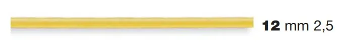 Форма LA MONFERRINA для P6/P12 SPAGHETTI 2.5 MM 12 бронза