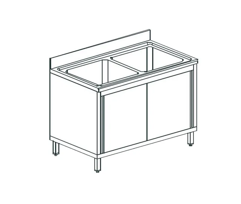 Ванна моечная APACH CHEF LINE L2S126-54SD