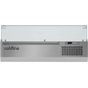 Витрина холодильная настольная Coldline VP13/5N