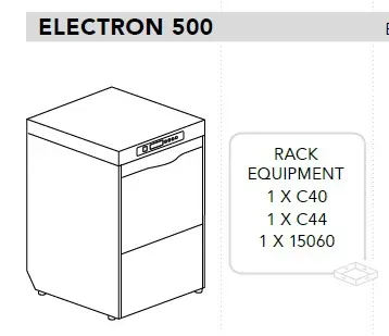 Фронтальные посудомоечные машины МАШИНА ПОСУДОМОЕЧНАЯ DIHR ELECTRON 500+XP+PS СПЕЦ. ТЕМПЕРАТУРА
