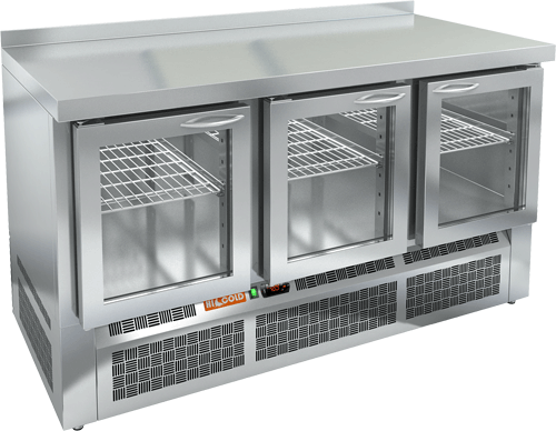 СТОЛ С ХОЛОДИЛЬНЫМ ШКАФОМ HICOLD SNEG 111 HT (R290)
