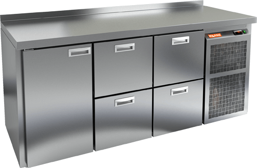 СТОЛ С ХОЛОДИЛЬНЫМ ШКАФОМ HICOLD SN 122 BR2 TN (R290)