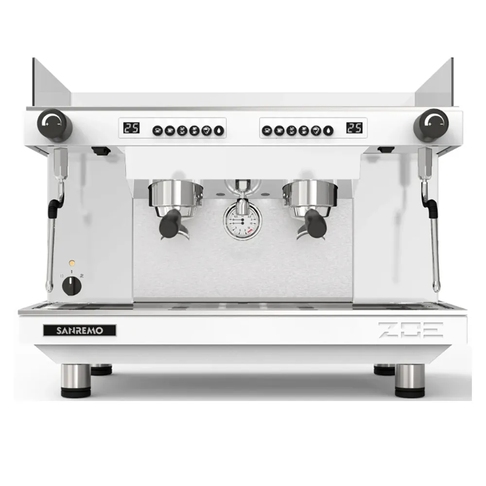 Кофемашины Кофемашина Sanremo Zoe Competition SED (автомат) 2 гр. высокие группы белая
