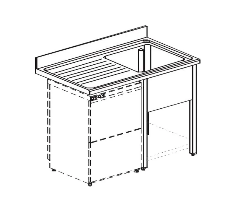 Ванна моечная APACH CHEF LINE LS137-55LWD