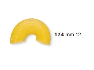 Рабочие органы и насадки Форма LA MONFERRINA для P6/P12 CURVI RIGATI 12 MM 174 бронза