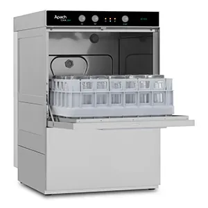Стаканомоечные машины МАШИНА СТАКАНОМОЕЧНАЯ APACH AF400DDP ФРОНТАЛЬНАЯ