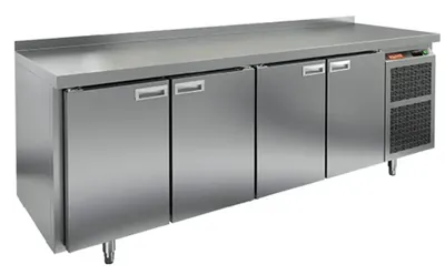 Столы морозильные GN 1111/BT стол охл. (-10-18), 4 двери, 2280х700х850мм, HICOLD RUS