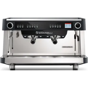 Кофемашина рожковая автоматическая Nuova Simonelli NUOVA AURELIA VOL XT 2Gr 220V black+PID+high groups+LED+ Group Display+Double wall steam wand