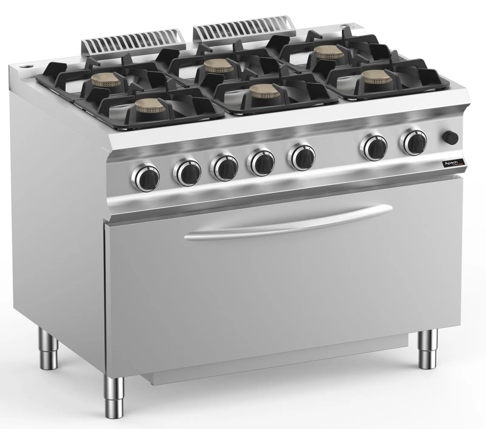 Плита газовая 6 конфорочн. 700 серии APACH CHEF LINE GLRRG117FGP EXTRA XL