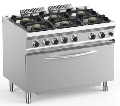 Плиты профессиональные ПЛИТА ГАЗОВАЯ 6 КОНФОРОЧН. 700 СЕРИИ APACH CHEF LINE GLRRG117FGP EXTRA XL