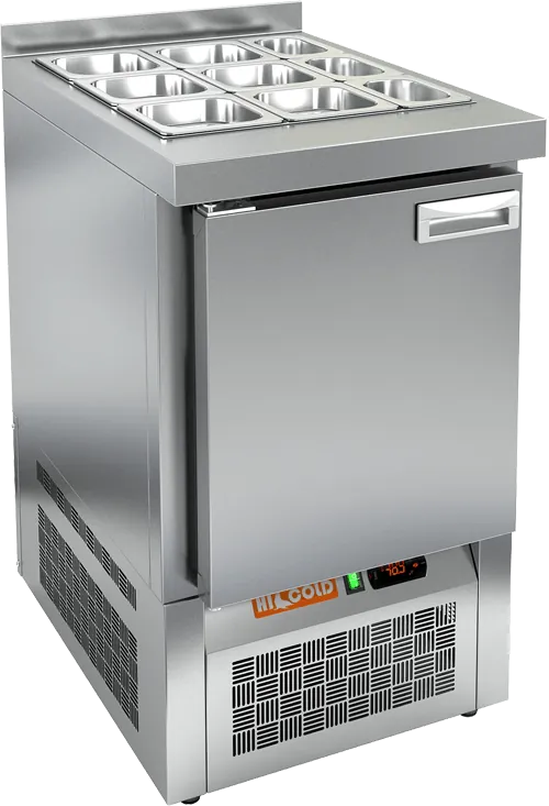 Столы для пиццы и салатов СТОЛ ДЛЯ САЛАТОВ HICOLD SLE3-1GN БЕЗ КРЫШКИ (R290)