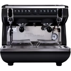 Кофемашина рожковая автоматическая Nuova Simonelli Appia Life Compact 2Gr V 220V black+economizer+high groups