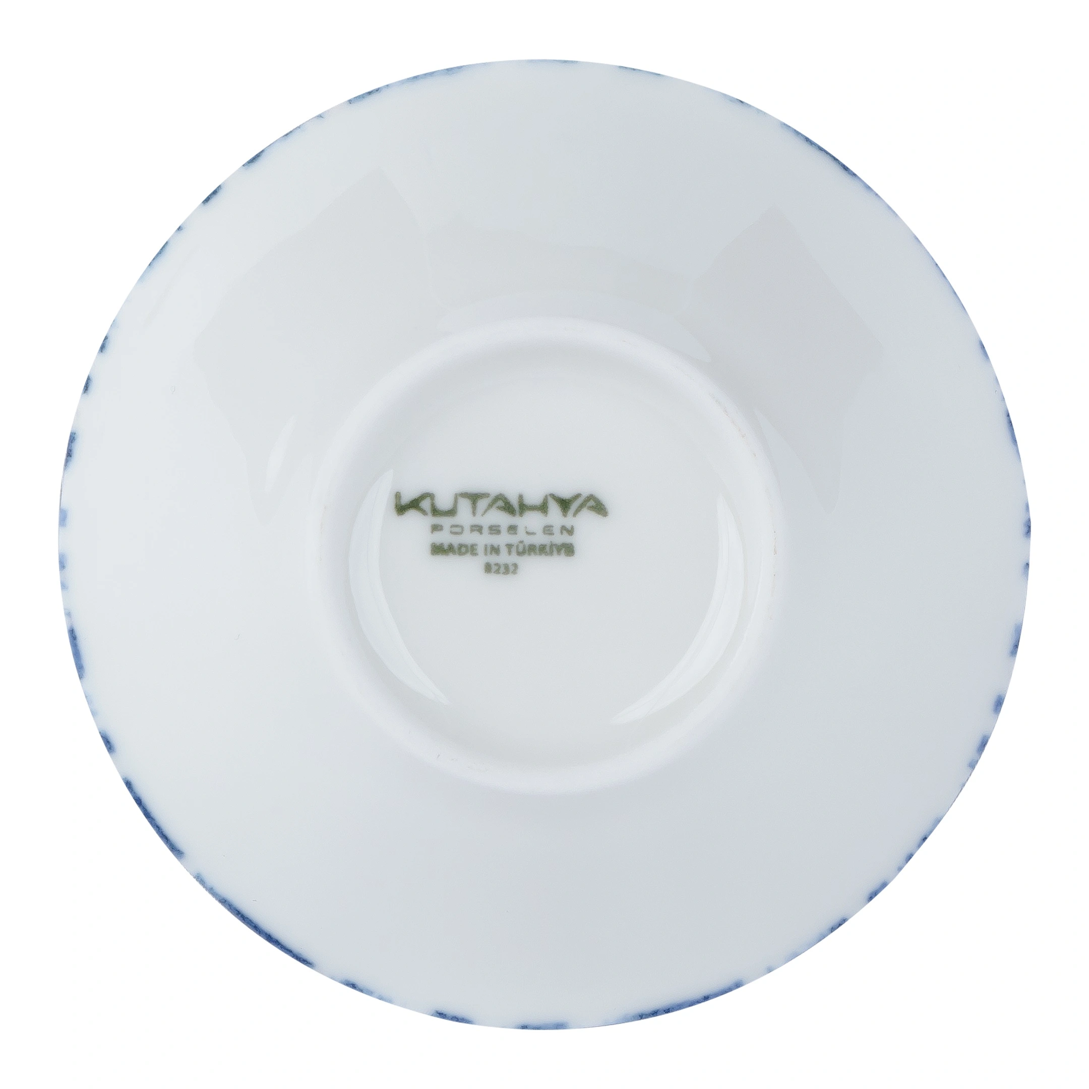Kutahya Blue Blanc BNAC10CT891310 Блюдце-розетка с рельефным бортом (D2, 106мл, d10см, h3см)