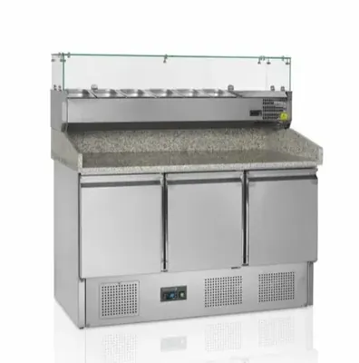 Столы для пиццы и салатов СТОЛ ДЛЯ ПИЦЦЫ TEFCOLD PT1365 + VK33-140